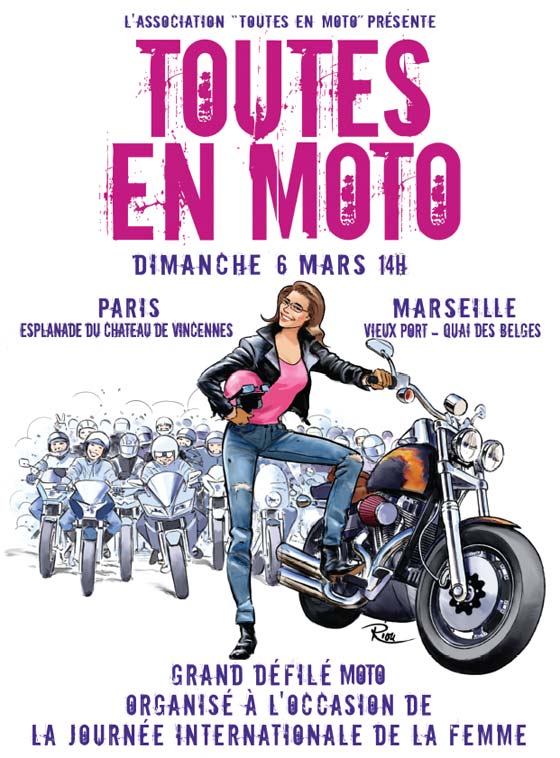 « Toutes en moto » deuxième édition le 6 mars