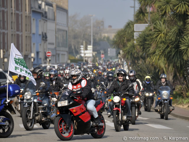 Manif 24 mars : 900 motards entre Cherbourg et (...)