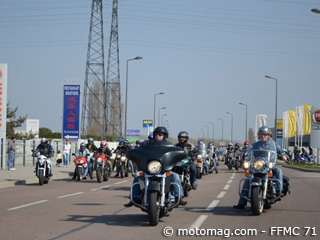 Manif moto 24 mars Chalon/Mâcon : 400 motards (...)