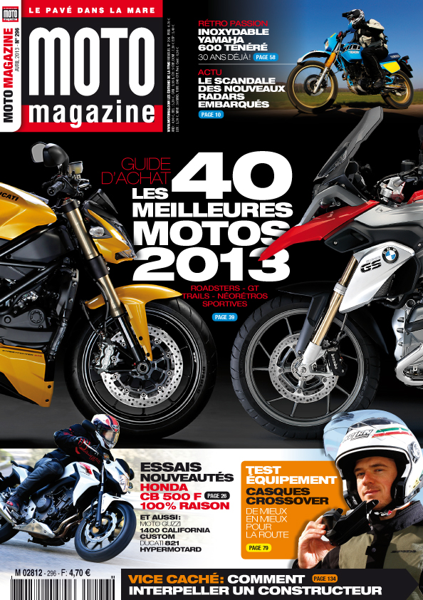 Moto Magazine n°296 - Avril 2013