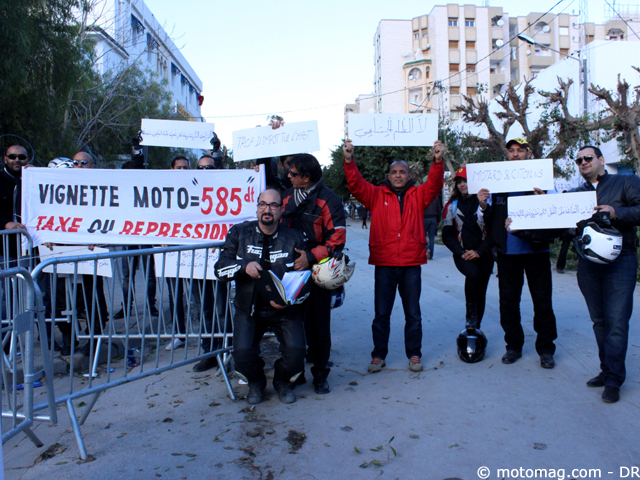 Tunisie : manifestation des motards en colère contre la (...)