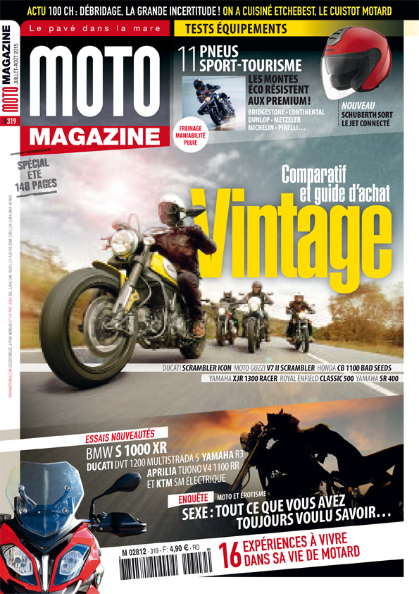En kiosque : le Moto Magazine de juillet-août 2015 vient (...)