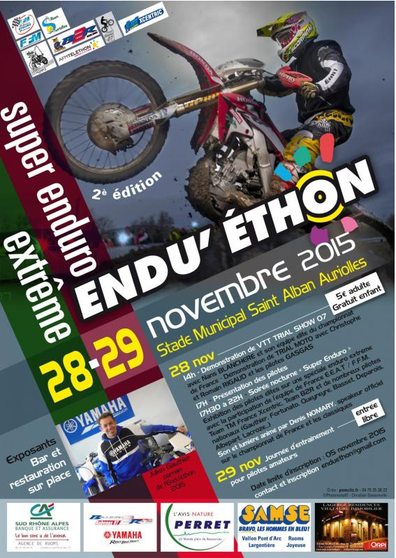 Téléthon 2015 : Endu'éthon à Saint-Alban-Auriolles (...)