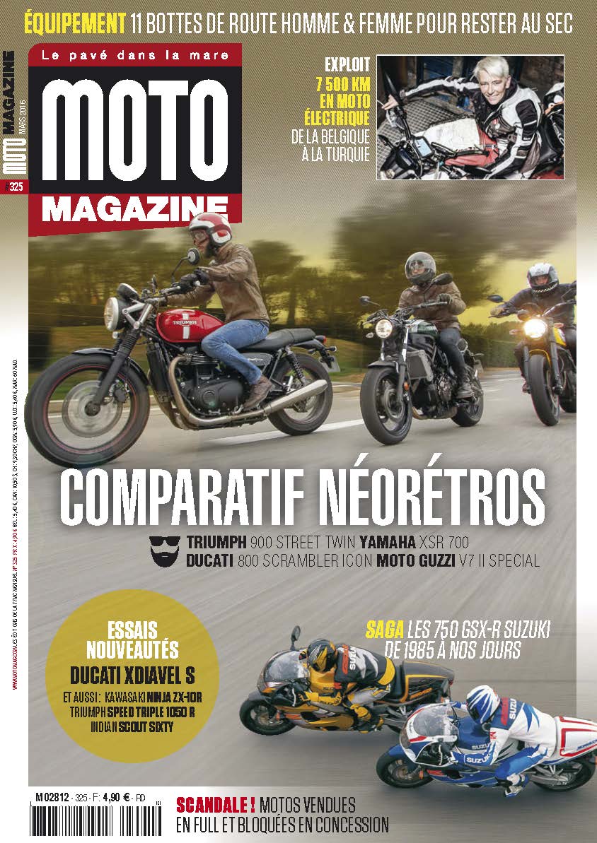 Moto Magazine n° 325 - Mars 2016