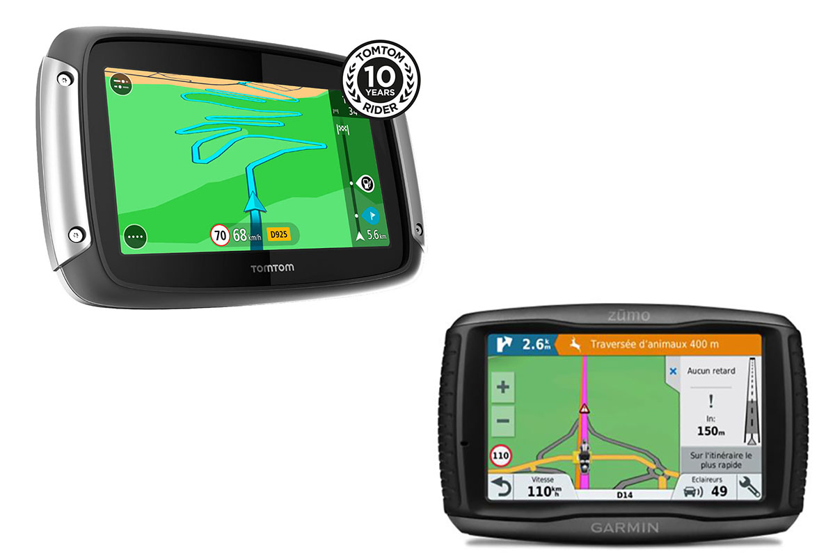 GPS moto : les offres Garmin et TomTom évoluent