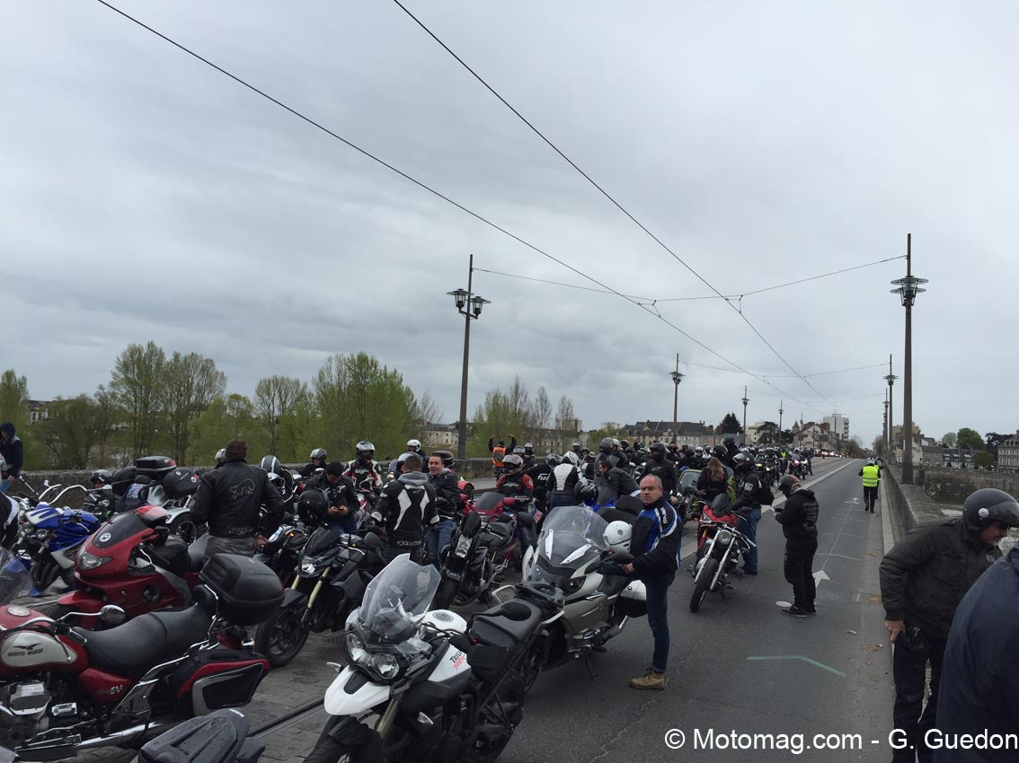 1 000 motards à Orléans contre le contrôle technique