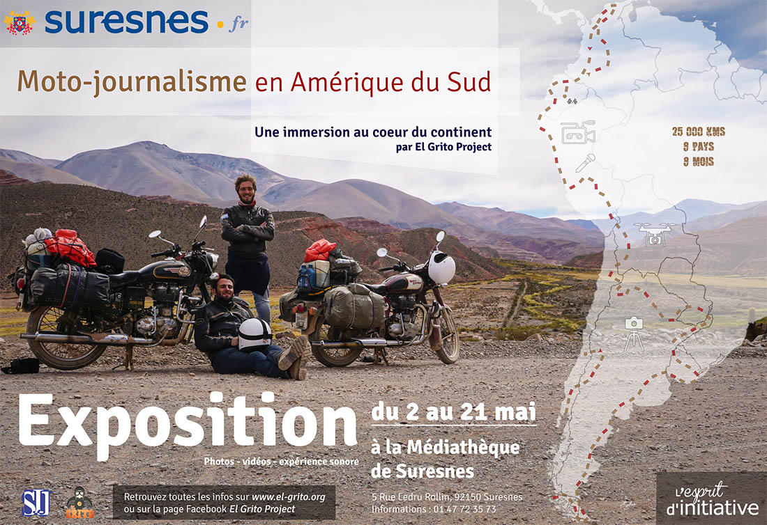 Exposition à Suresnes : des moto-reporters en Amérique du (...)
