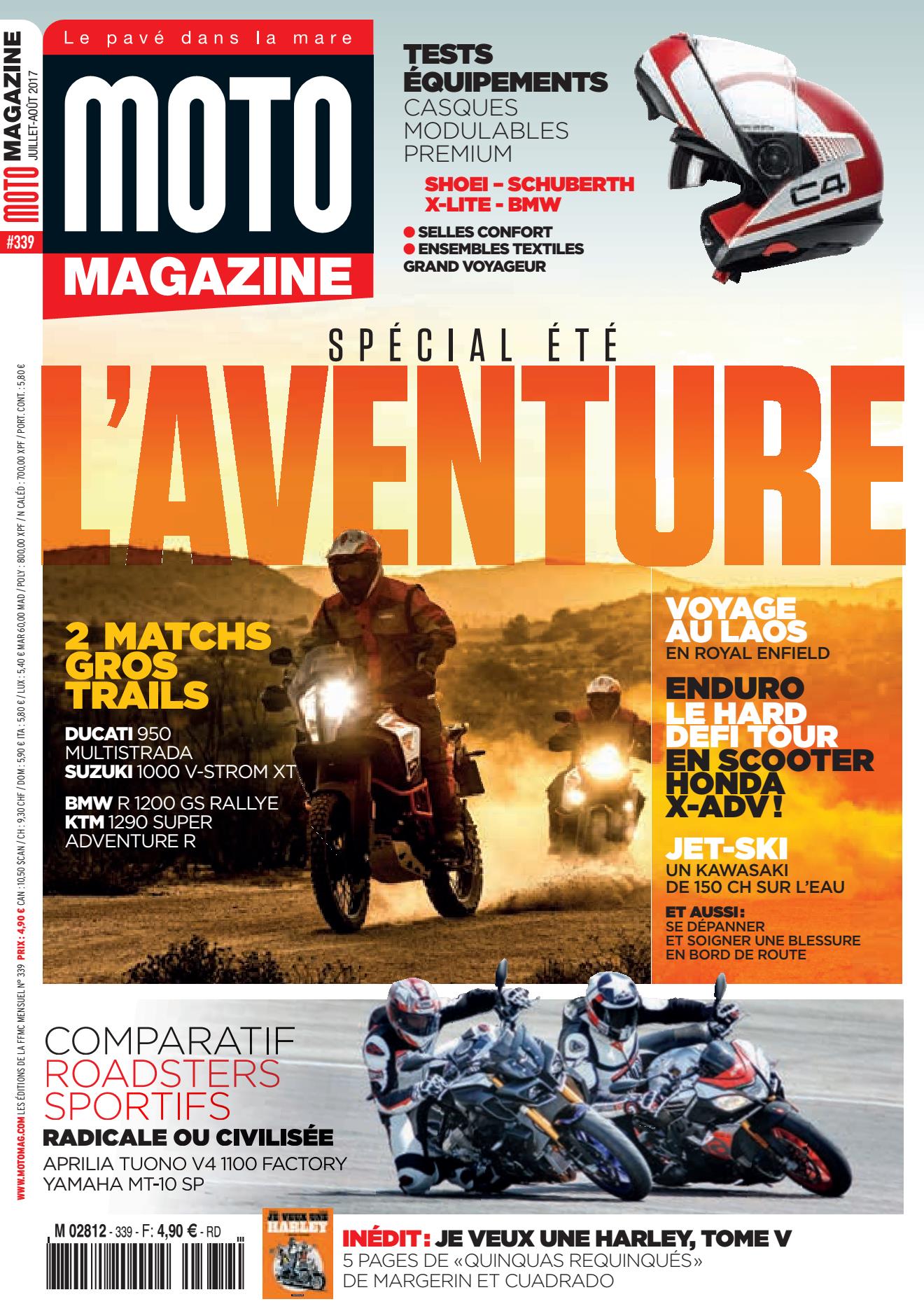 Moto Magazine n°339 - Juillet-Août 2017