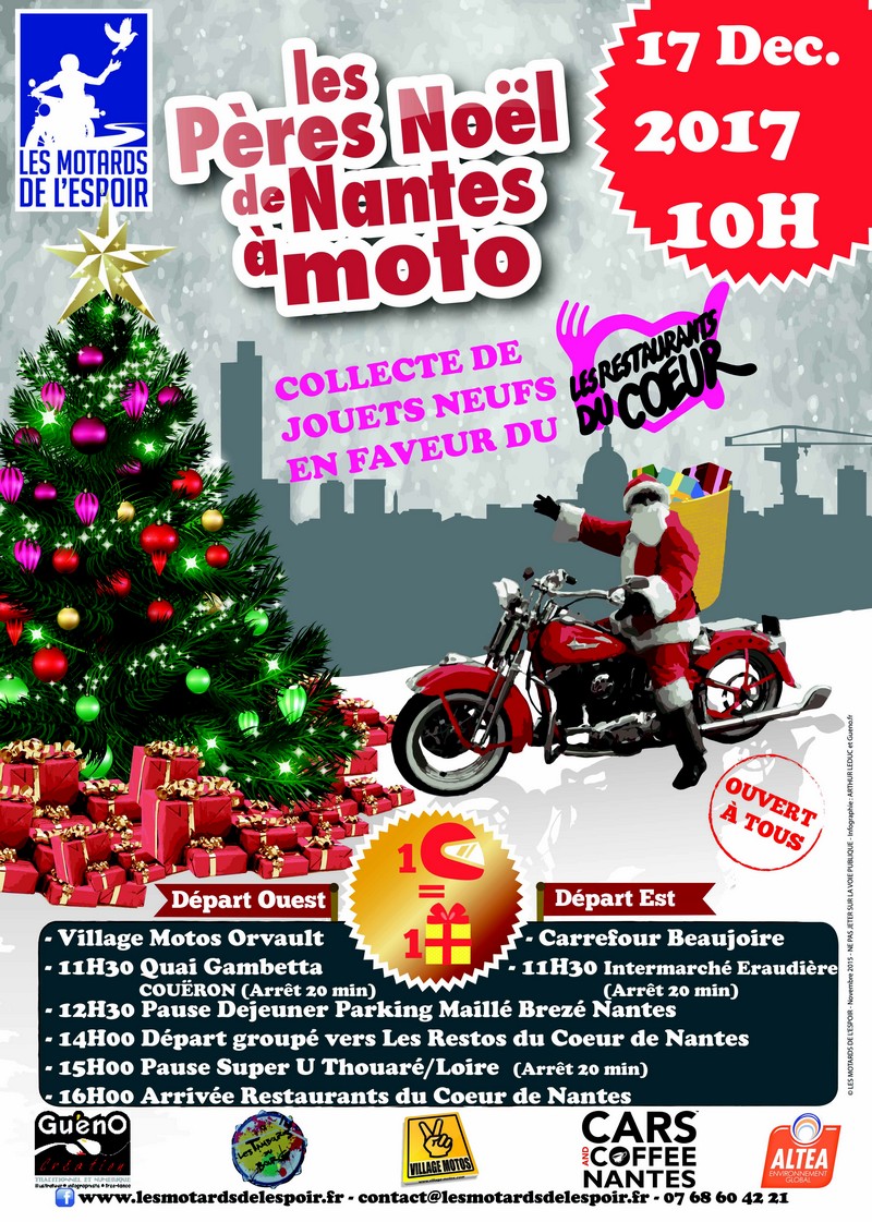 Les Pères-Noël de Nantes à moto (44)