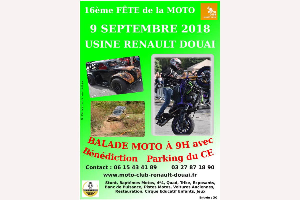 16e fête de la moto à Douai (59)