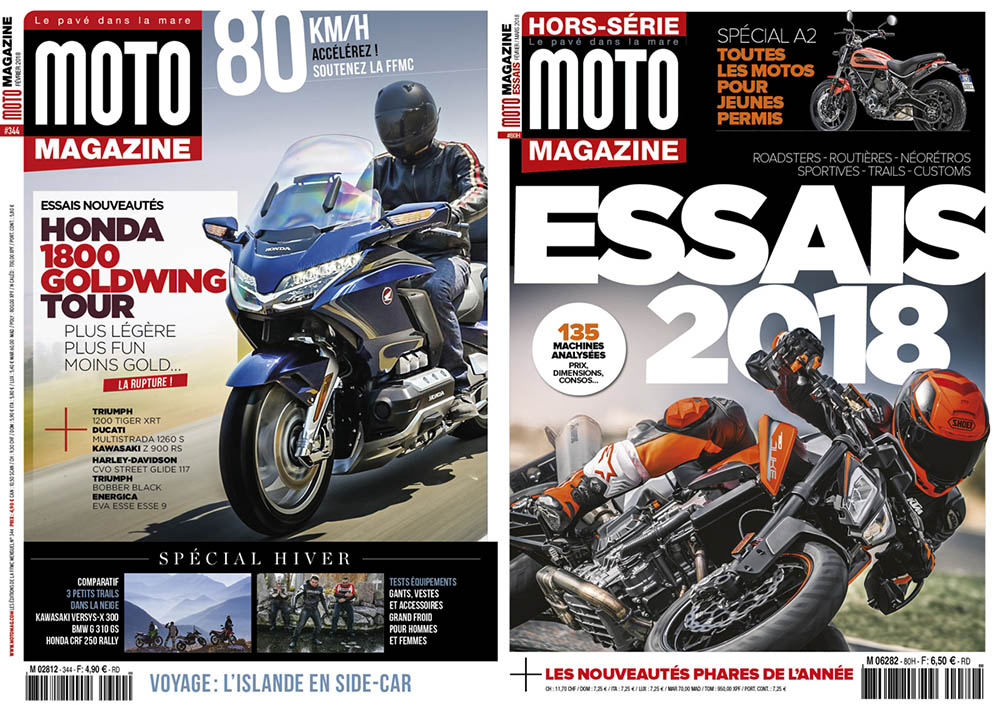 Moto Magazine : N° 344 de février et Hors-Série Essais (...)