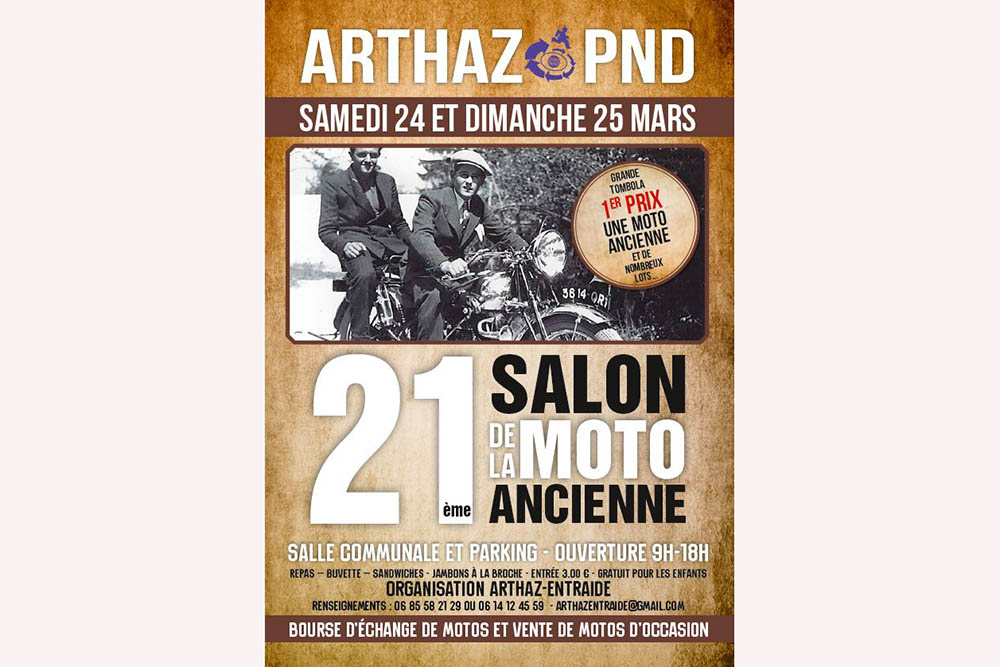 21e salon de la moto ancienne à Arthaz Pont-Notre-Dame (...)