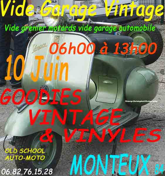 Vide garage auto-moto vintage de Monteux (84)