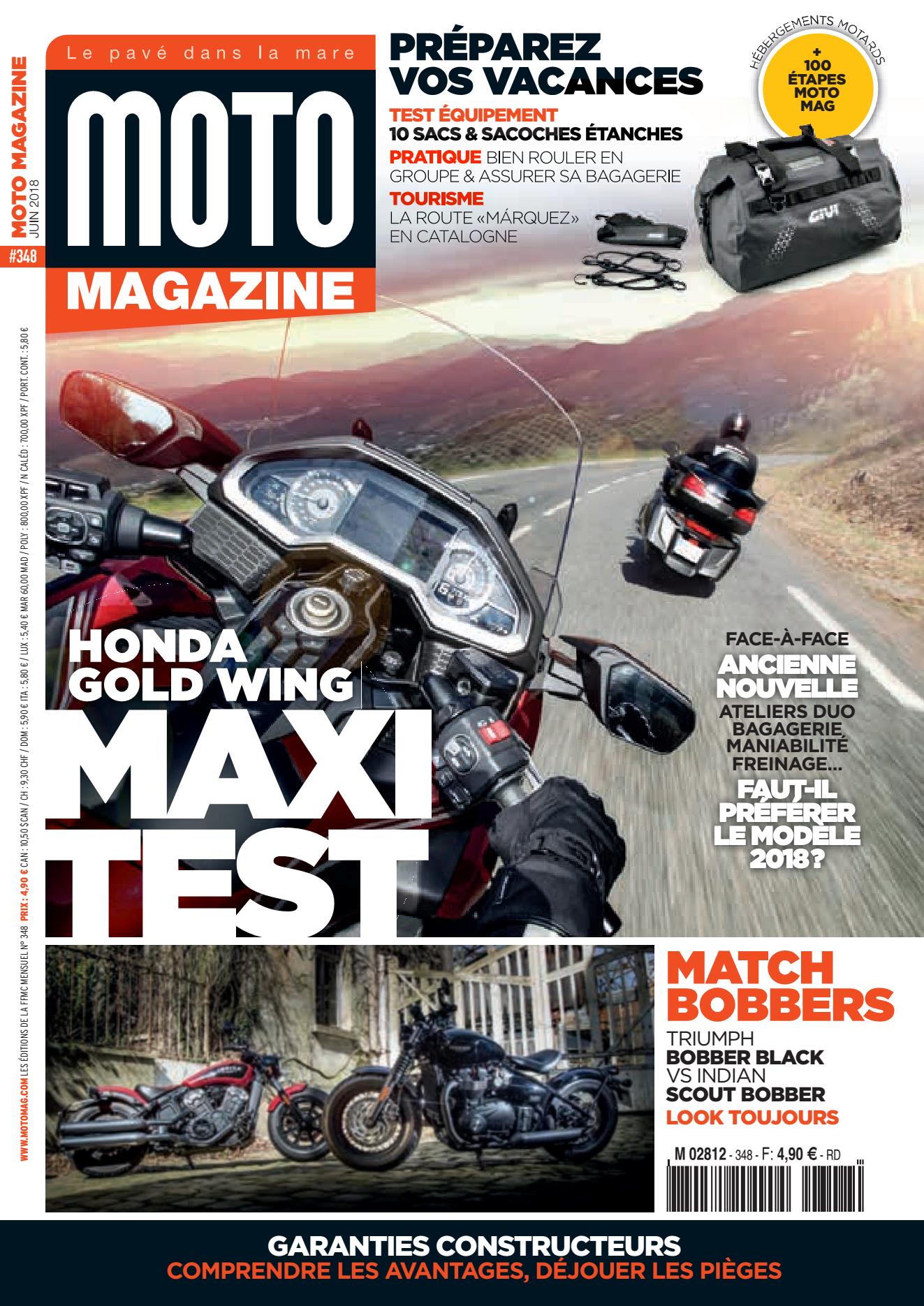 Moto Magazine n°348 - Juin 2018