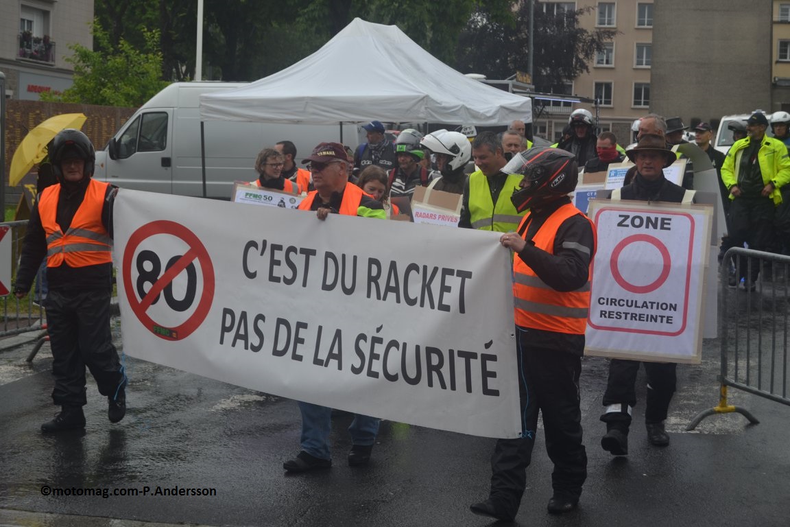 Manifestation de Cherbourg à Saint-Lô le 9 juin