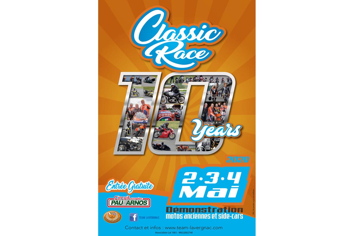 10e Classic Race sur le circuit de Pau-Arnos (Pyrénées-Atlant
