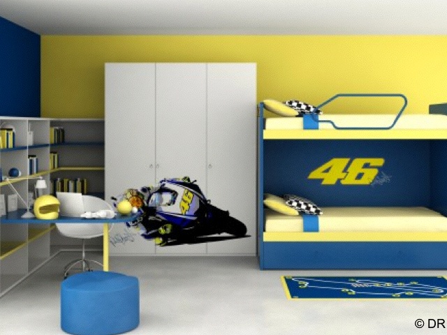 Valentino Rossi dans votre chambre à coucher