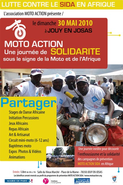 Week-end de solidarité moto avec l'Afrique