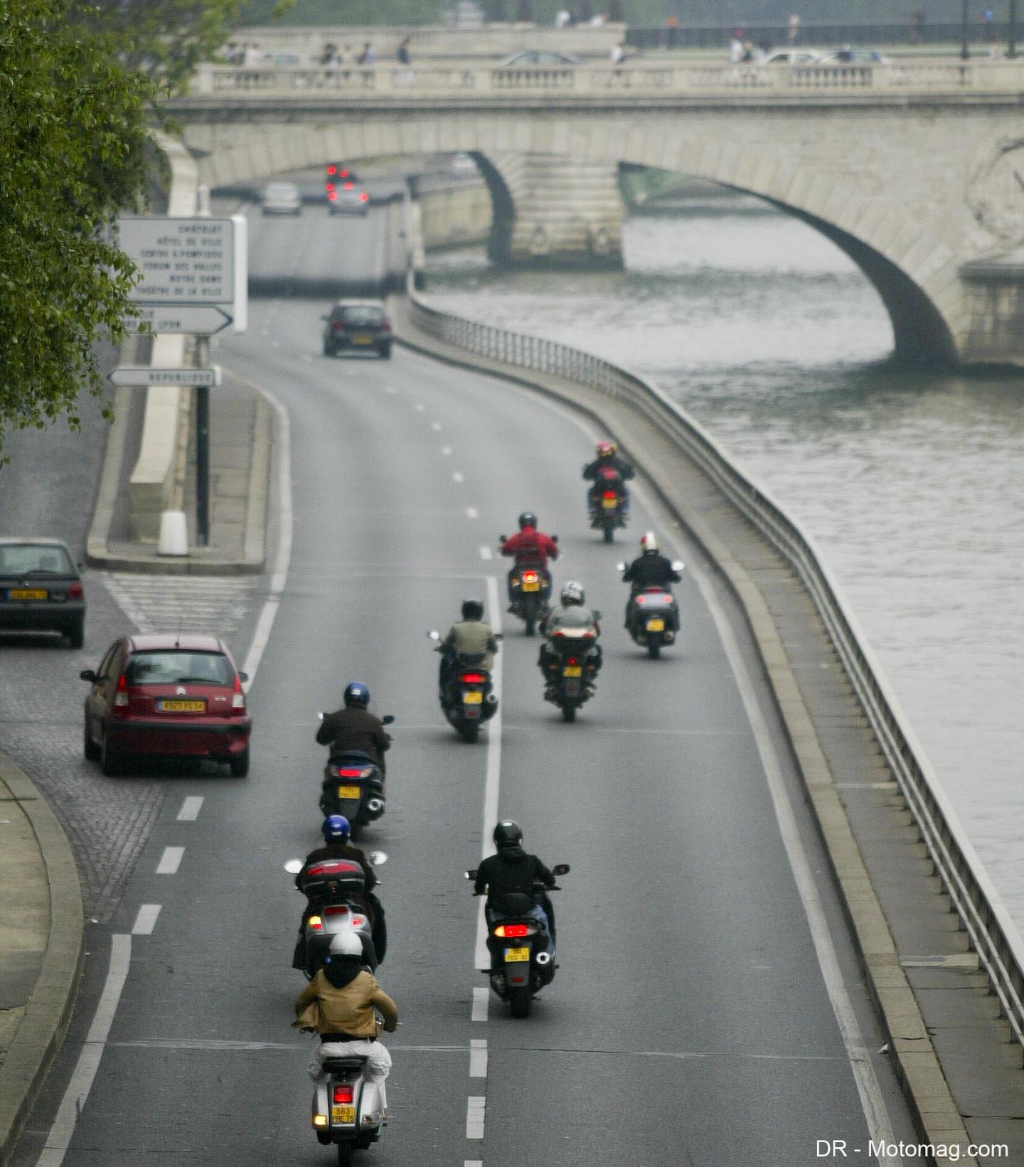 Interdiction à Paris : les associations de motards (...)