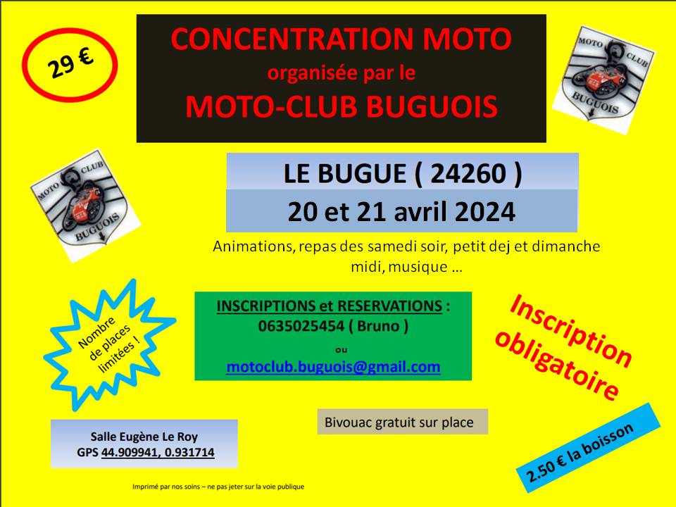 Concentration du Moto-Club Buguois