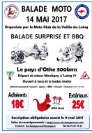 Balade moto et barbecue au pays d'Othe (77)