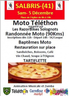 Téléthon 2015 : rassemblement moto à Salbris (41)