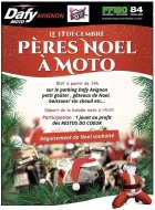 Défilé des Pères Noël à moto dans le Vaucluse