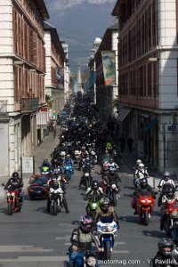 Manif 24 mars Chambéry : 600 motards dans la rue