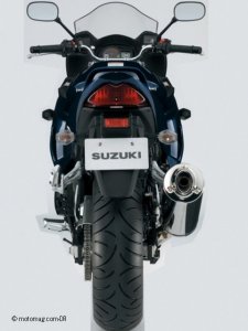 Suzuki GSX 1250 FA 2010 : vu de dos