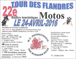 Rallye moto : 22e tour des Flandres du MC Hondschoote