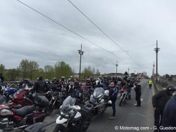 1 000 motards à Orléans contre le contrôle technique