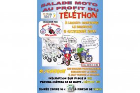 Balade moto au profit du Téléthon organisée par Moto (...)
