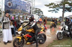 1.500 motards se font bénir à la Sainte-Baume