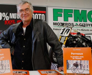 Guy Rolland auteur du livre sur la moto Perreaux