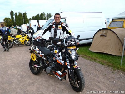 Ch’tis Normands au Moto Tour : rookie Vincent