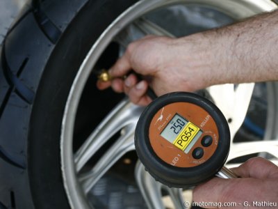 Test pneus trail routiers : pression