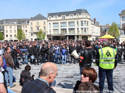 Manifestation à Chartres : discours