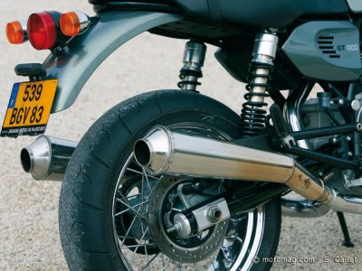 Ducati 1000GT : le train arrière