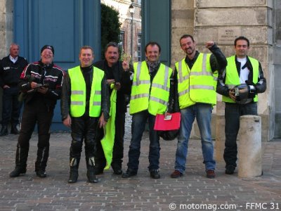 Manif à Toulouse (31) : la FFMC devant la préfecture