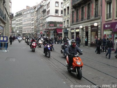 Manif à Strasbourg (67) : les cyclos grossissent les rangs