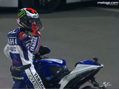 MotoGP du Qatar : Lorenzo perd son écran