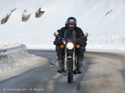 Les Marmottes 2012 : route glissante