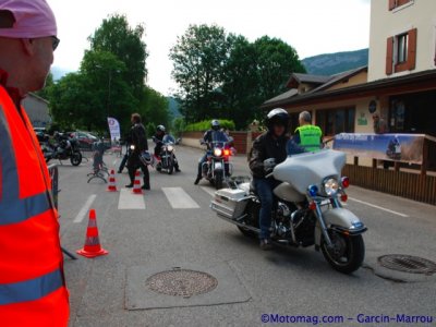 1er Rallye des Cols : faux shérifs, vraies Harley