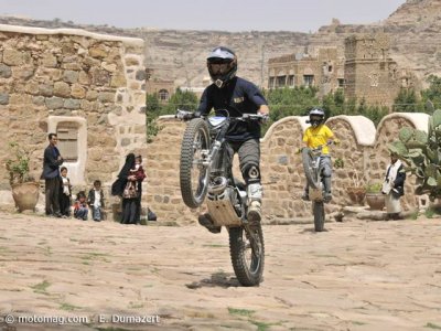 Freestyle trial au Yémen : fête au village