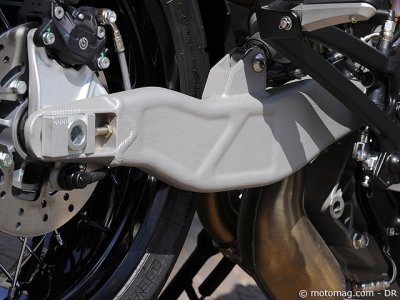 Essai Moto Morini 1200 Sport : bras oscillant