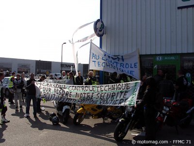 Manif 24 mars Châlon (71) : le CT moto, toujours pas !