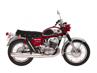 Vraie bombe : Suzuki T20 1965, 250 2-T bicylindre