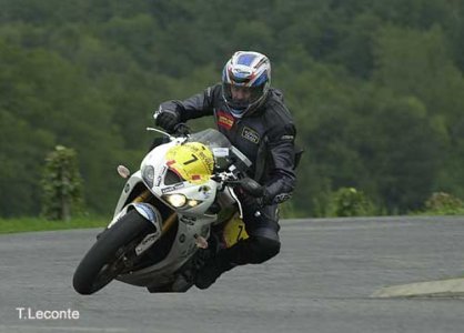 Moto tour 2006 : Godart sur Triumph
