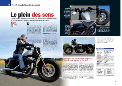 Moto Mag n° 271 oct 2010 - Harley sportster 1200 48