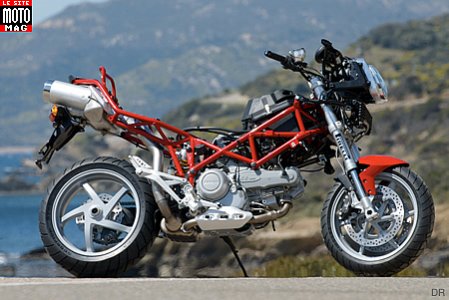 Ducati Multistrada 1000 DS : le cadre, sérieux !